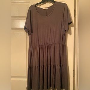 Army green boutique dress